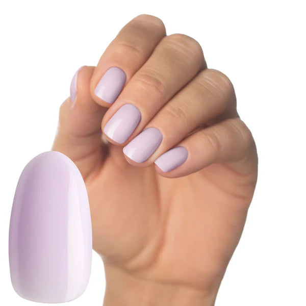 Lavender Multi-Flex Gel "Inspire" by COLORS by VanDahl showcased on manicured nails, perfect for professional nail care at Alyssita Nail Supply.